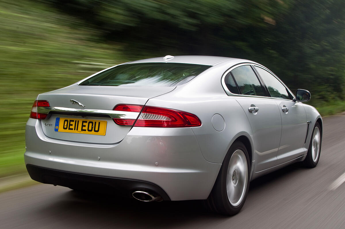jaguar xf rear