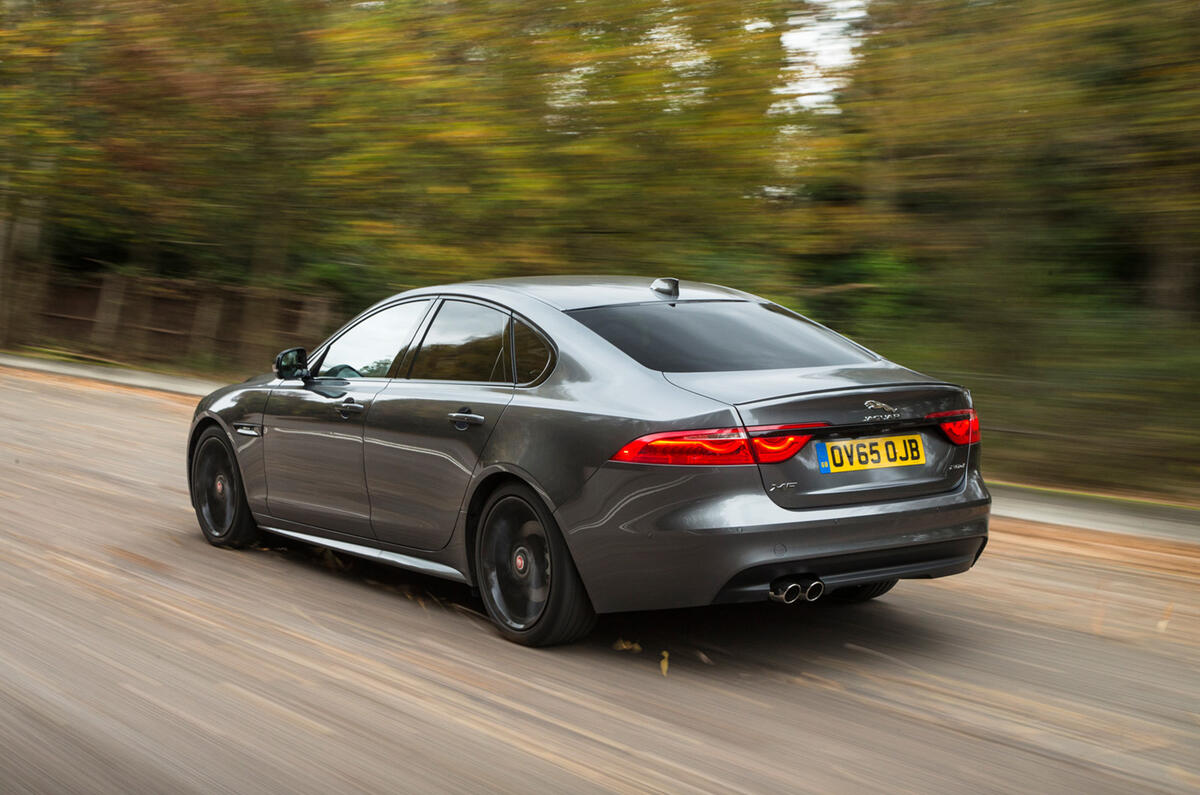jaguar xf rear