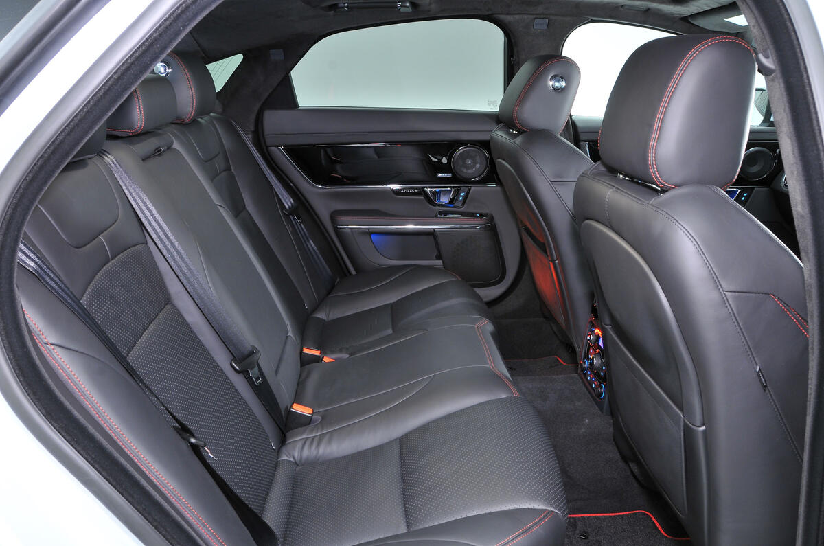 Jaguar XJ rear seats