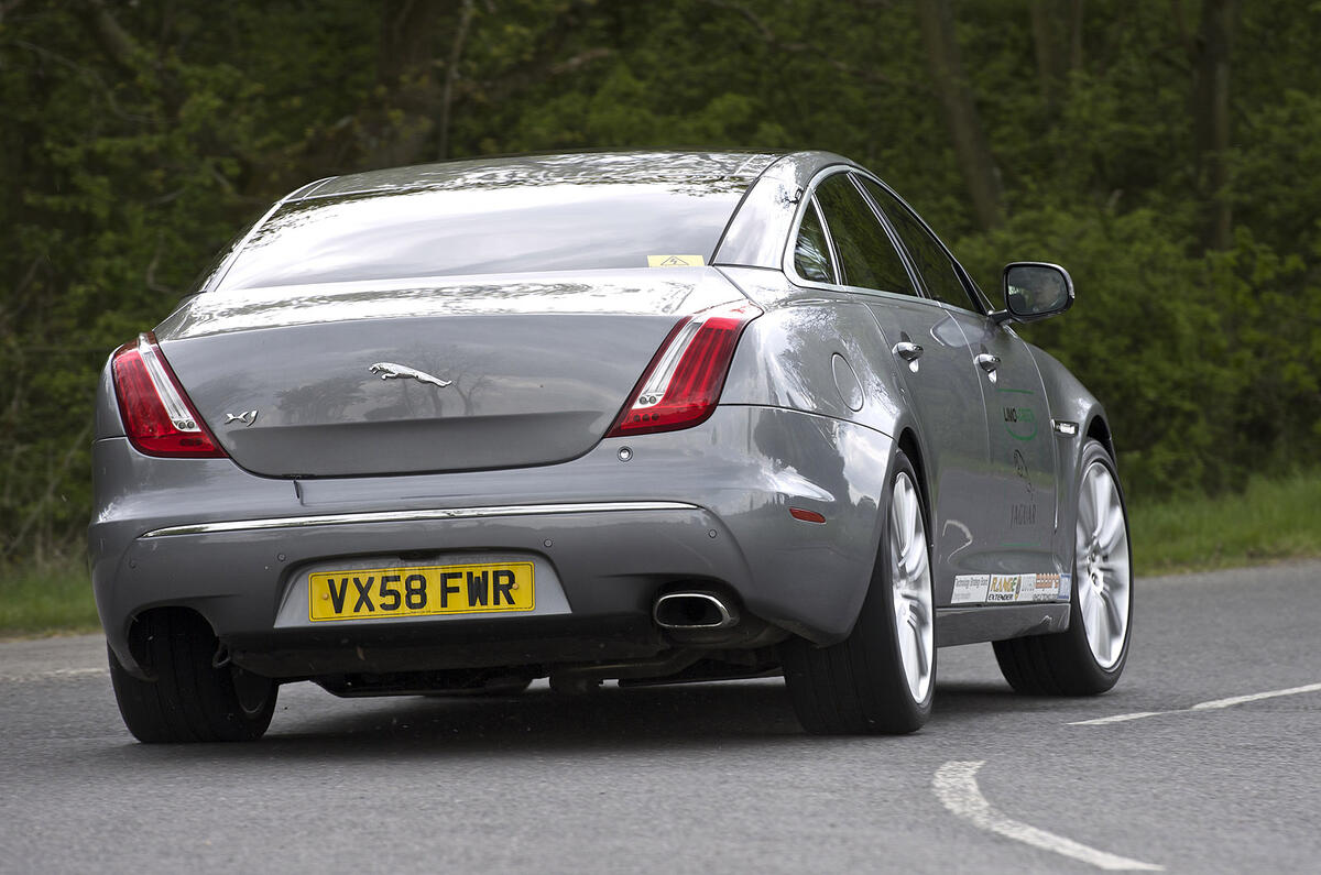 50g/km Jaguar XJ driven Autocar