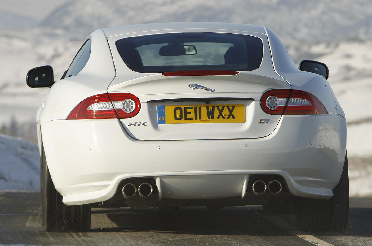 Jaguar XK rear end
