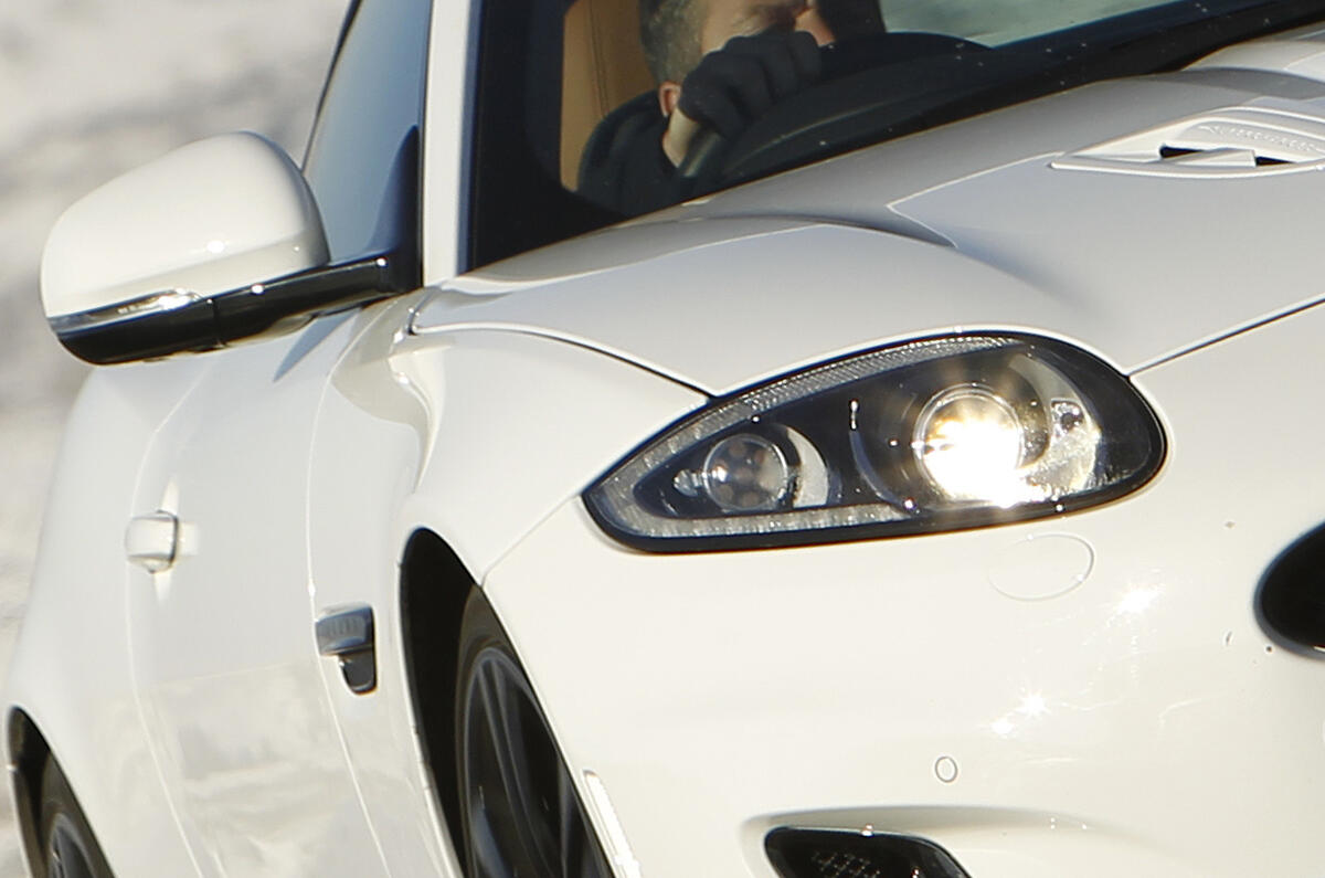 Jaguar XK xenon headlights