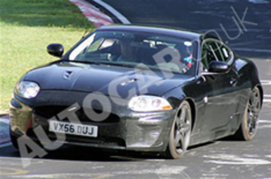 Diesel Jaguar XK caught testing