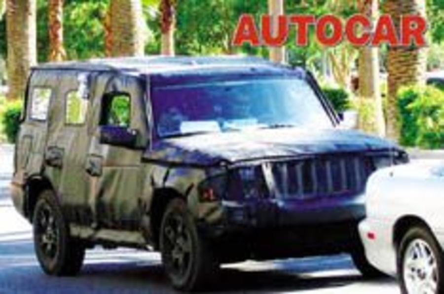 Jeep Commander spied under cover