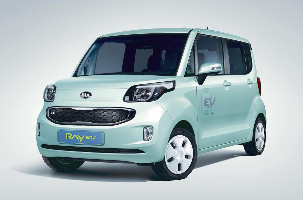 Kia Ray EV breaks cover