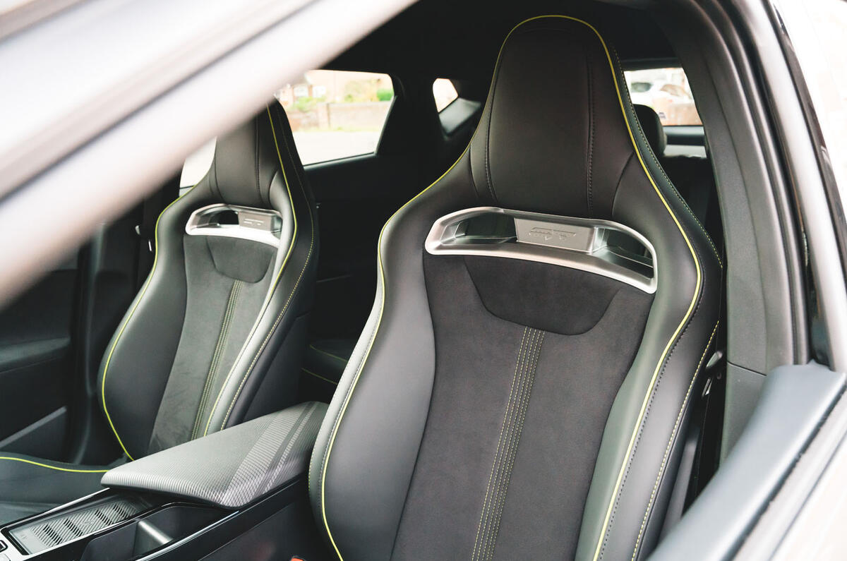 kia ev6 gt review 2023 14 front seats