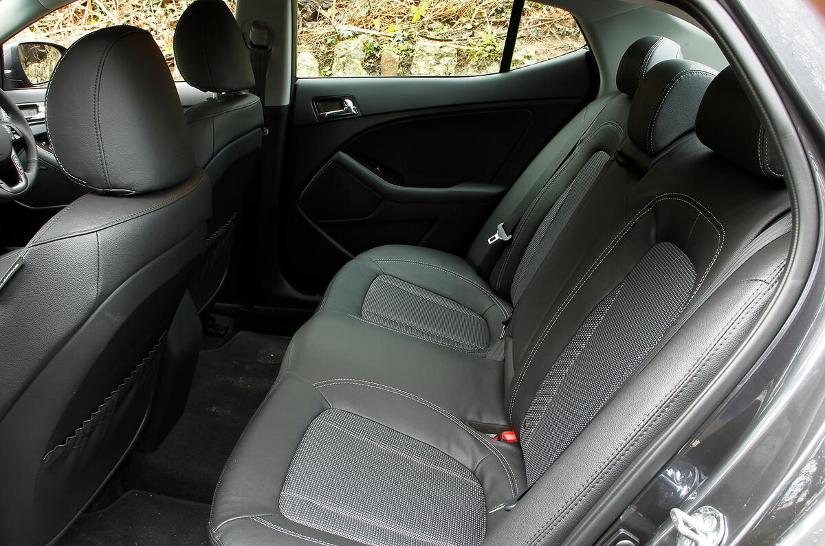 Kia Optima rear seats