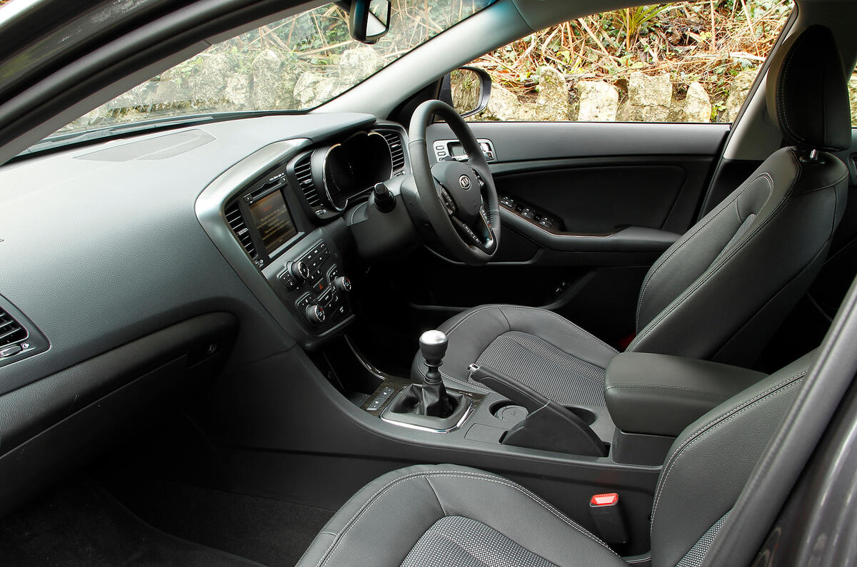 Kia Optima front seats