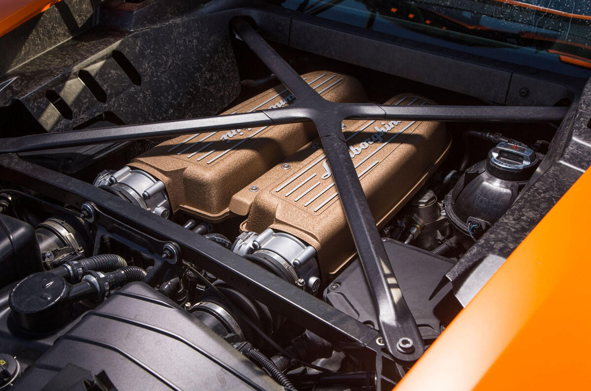 5.2-litre V10 Lamborghini Huracán Performante engine