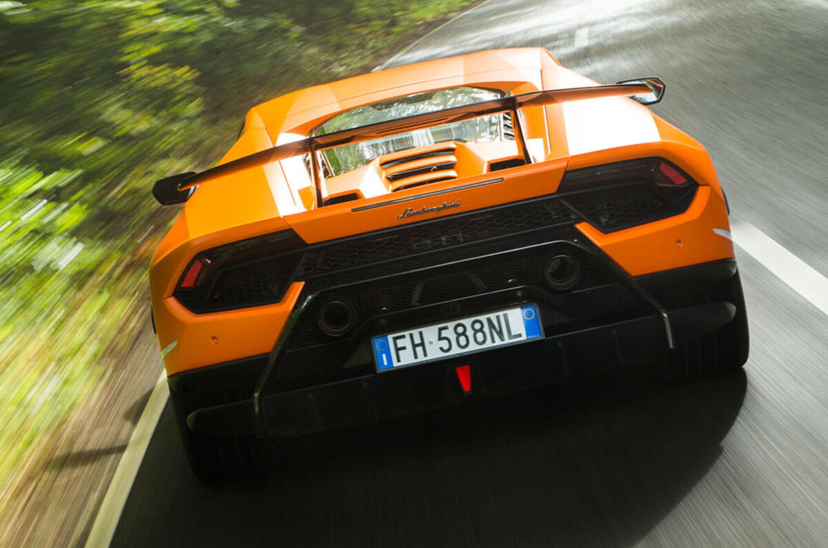 Lamborghini Huracán Performante rear end