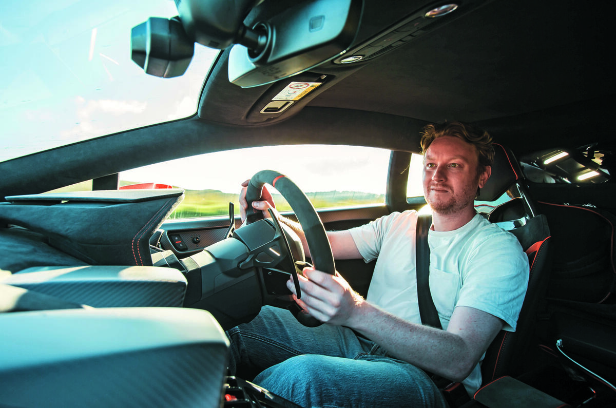 Lamborghini Huracan Sterrato cabin