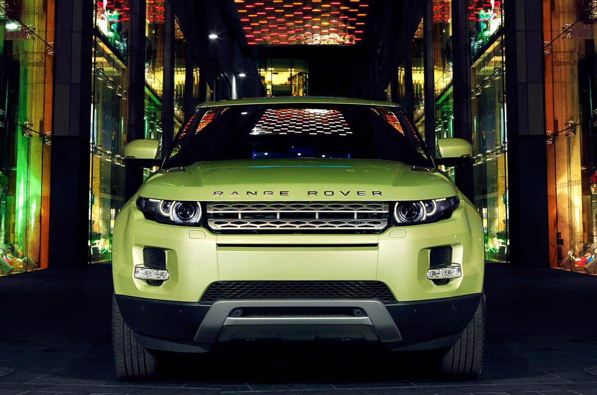 Geneva: Range Rover Evoque's options