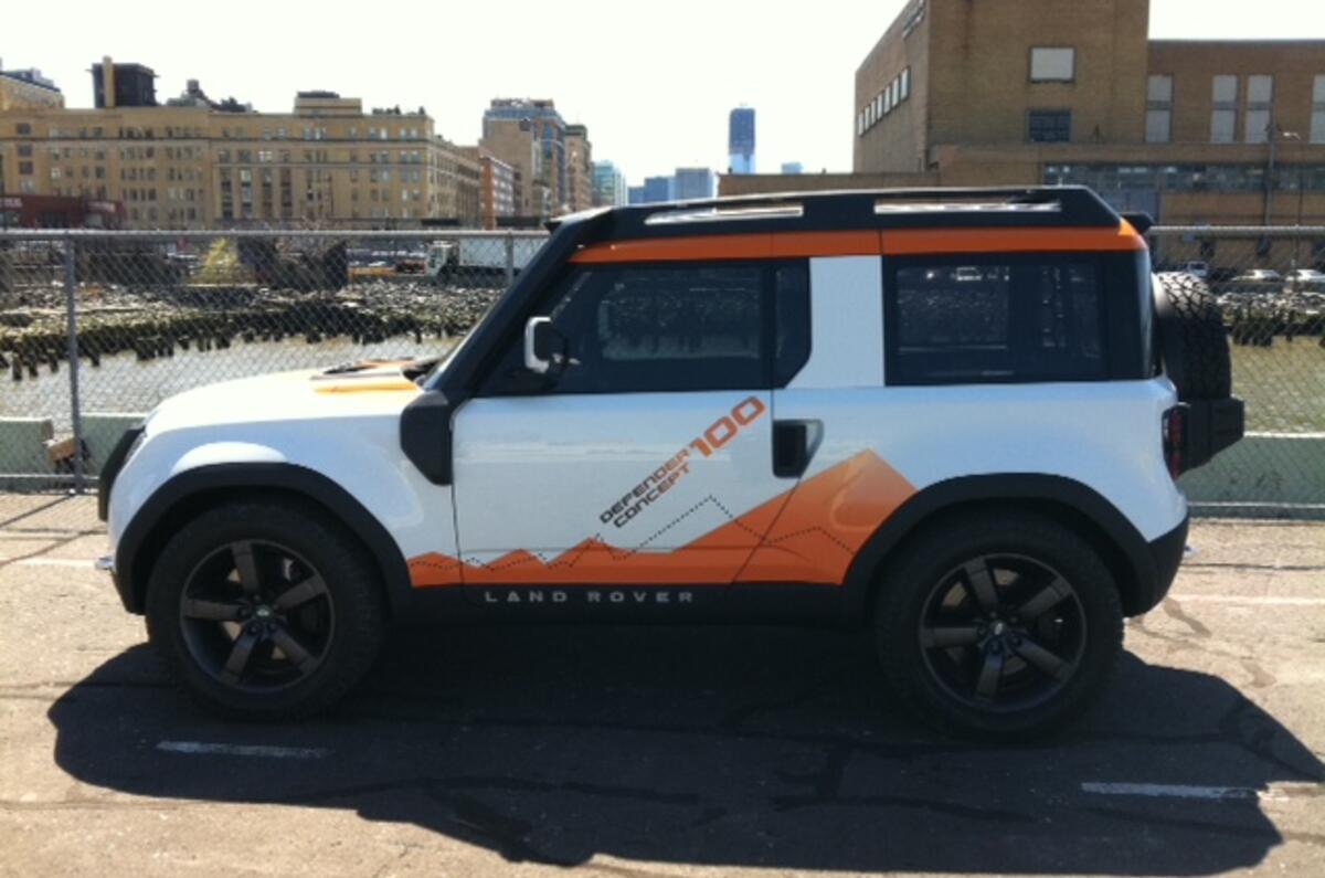 New York motor show 2012 Land Rover Defender Autocar