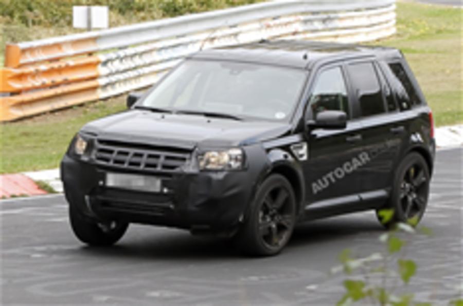Range Rover LRX spied testing