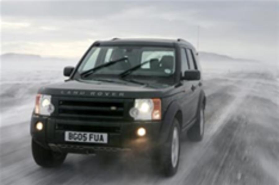 Land Rover's winter welcome