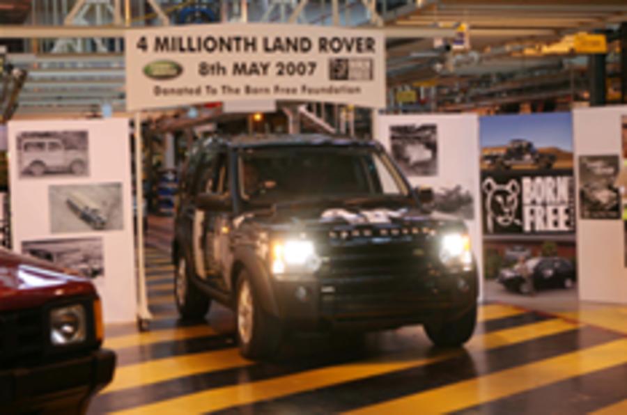 Four millionth Land Rover produced