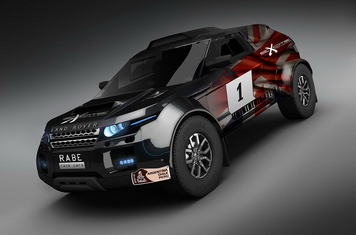 Evoque-inspired Dakar racer shown