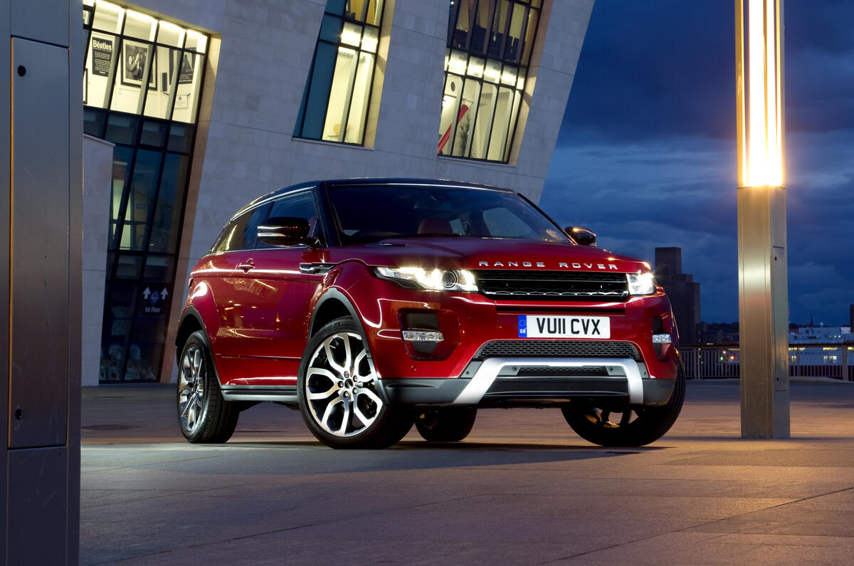 Range Rover Evoque: interior details  