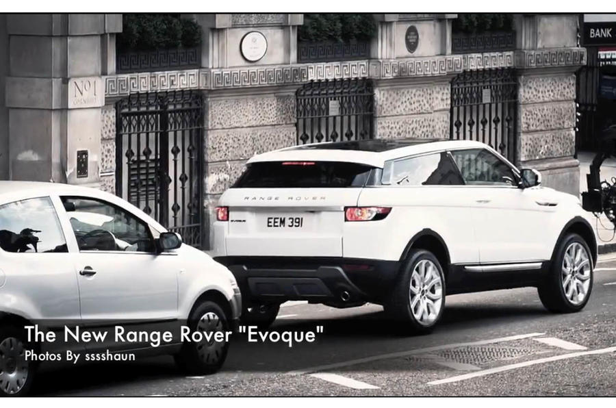 Range Rover Evoque spied in London