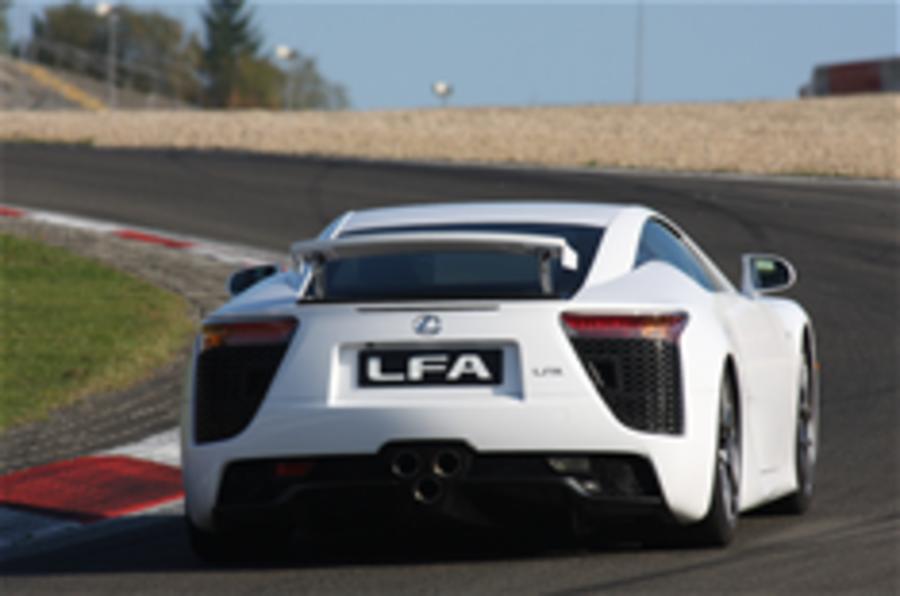 Lexus LFA available in track spec