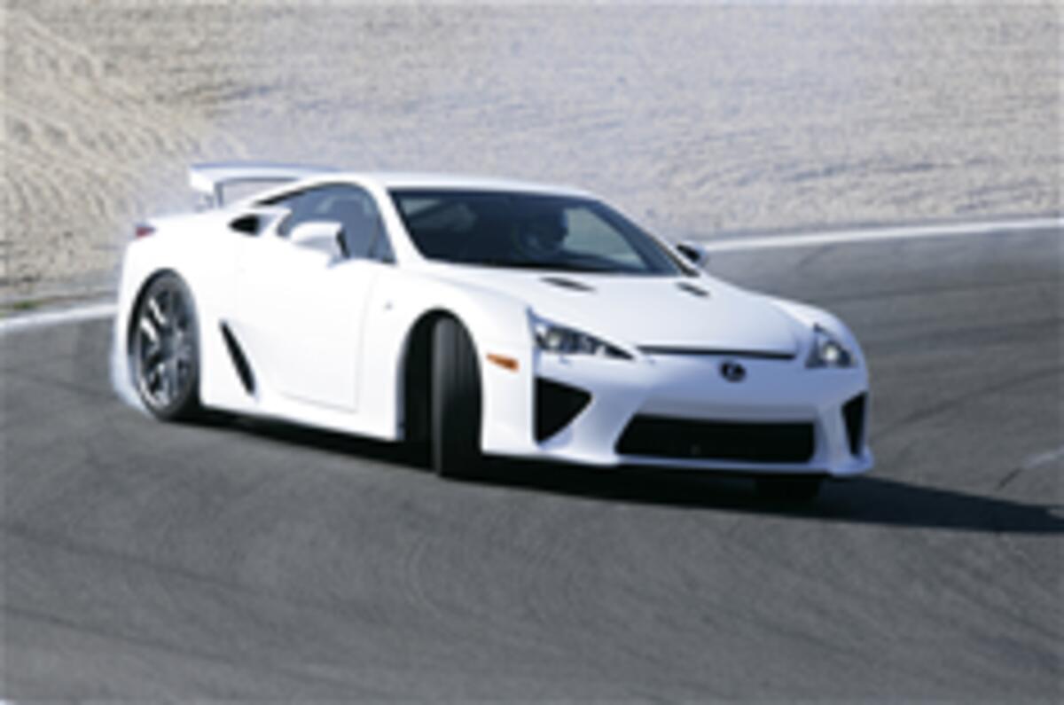 Lexus LFA costs £343,000