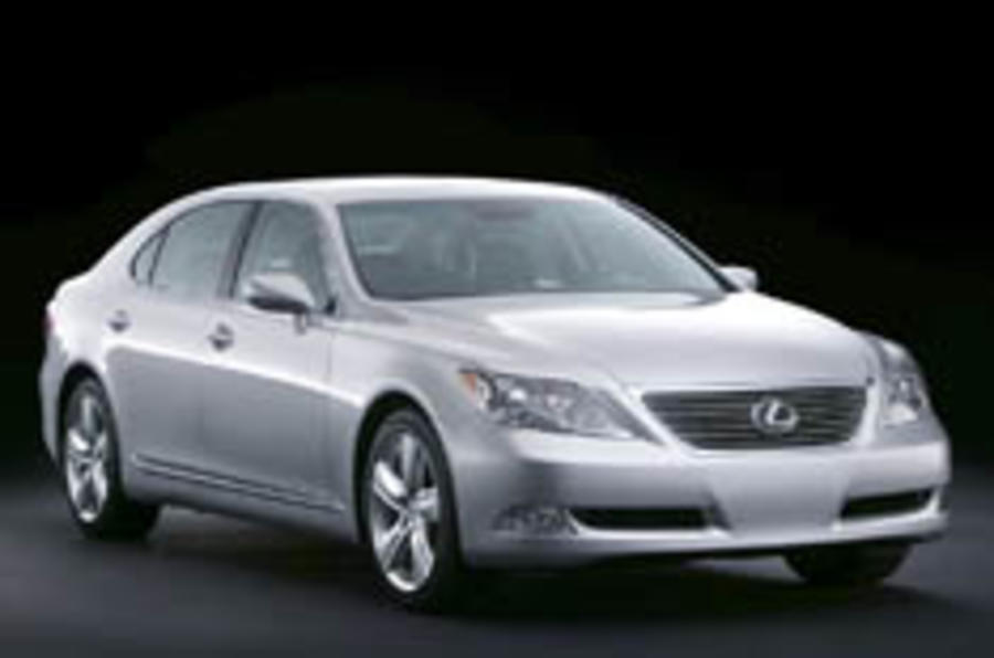 Covers come off new Lexus LS