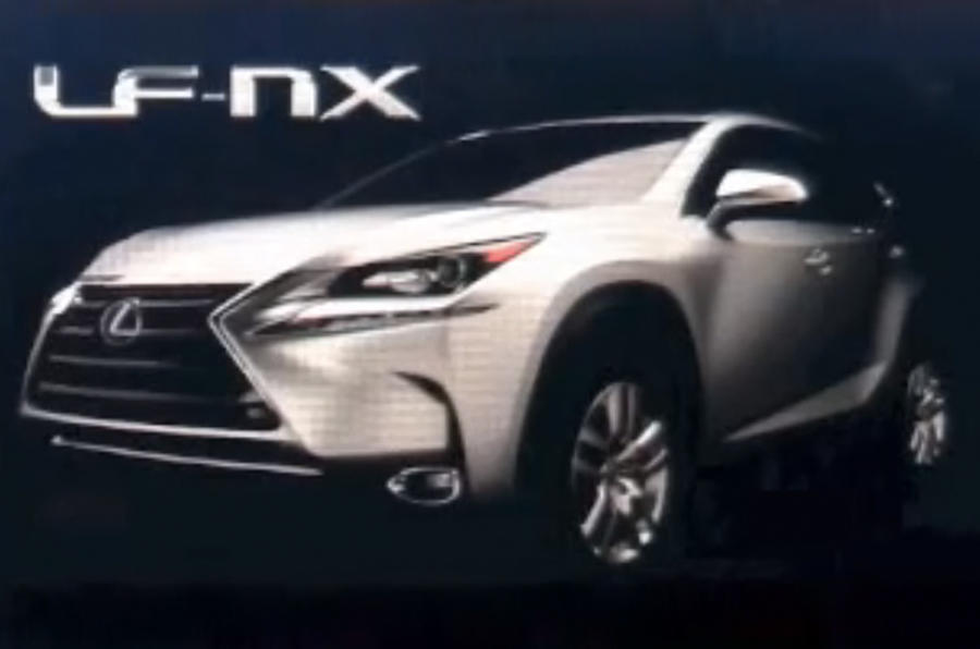 Production version of new Lexus LF NX leaked online