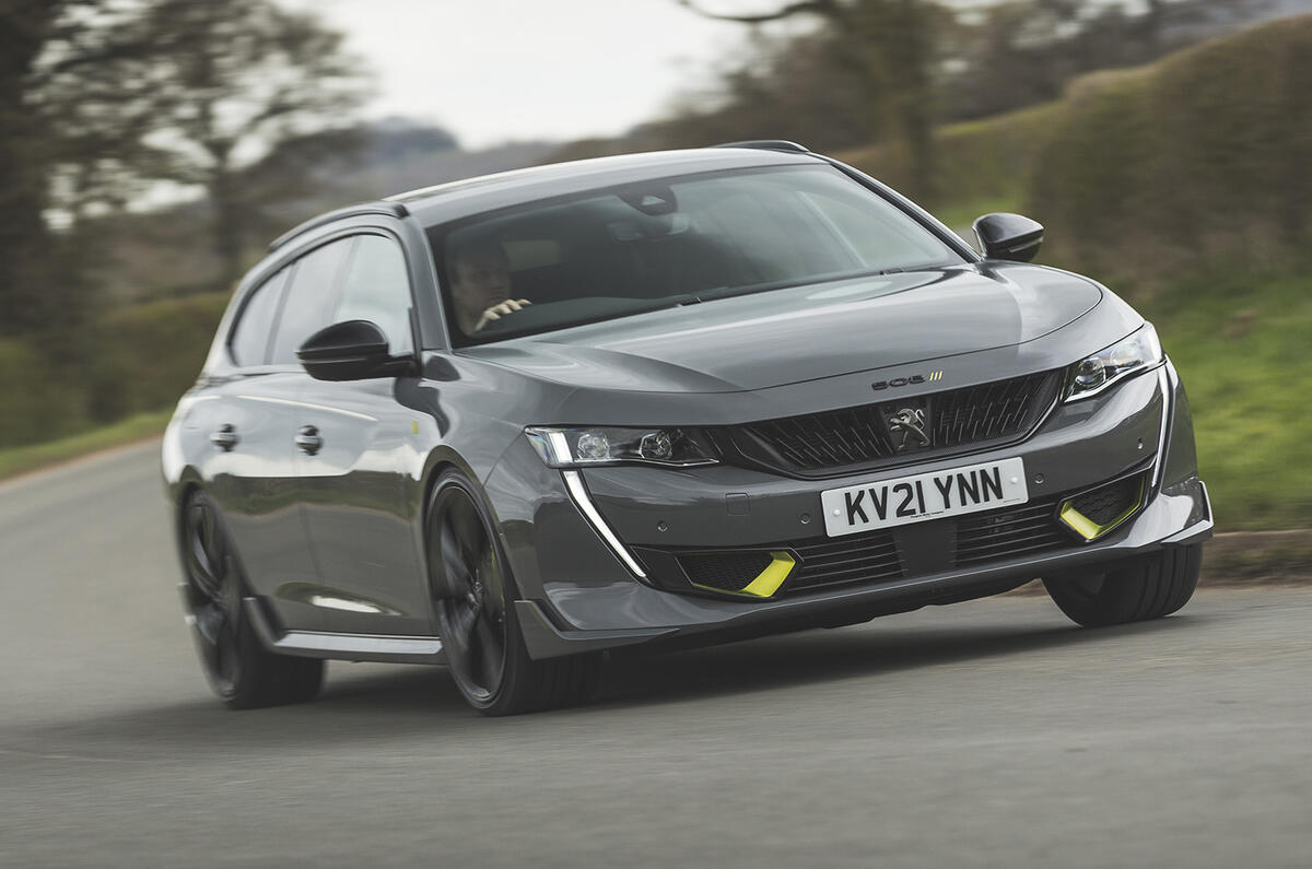 Peugeot 508 Sport Engieneered 2021 road test review - hero front