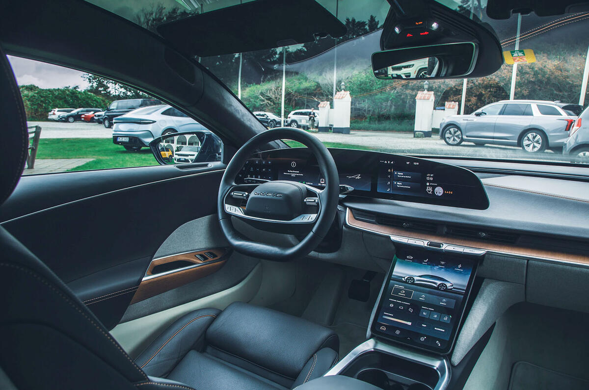 lucid air 2023 review 006 dash