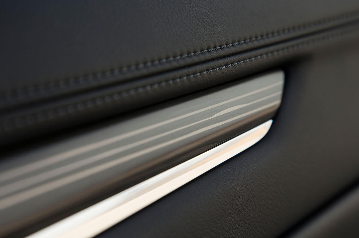 Mazda CX-5 leather stitching