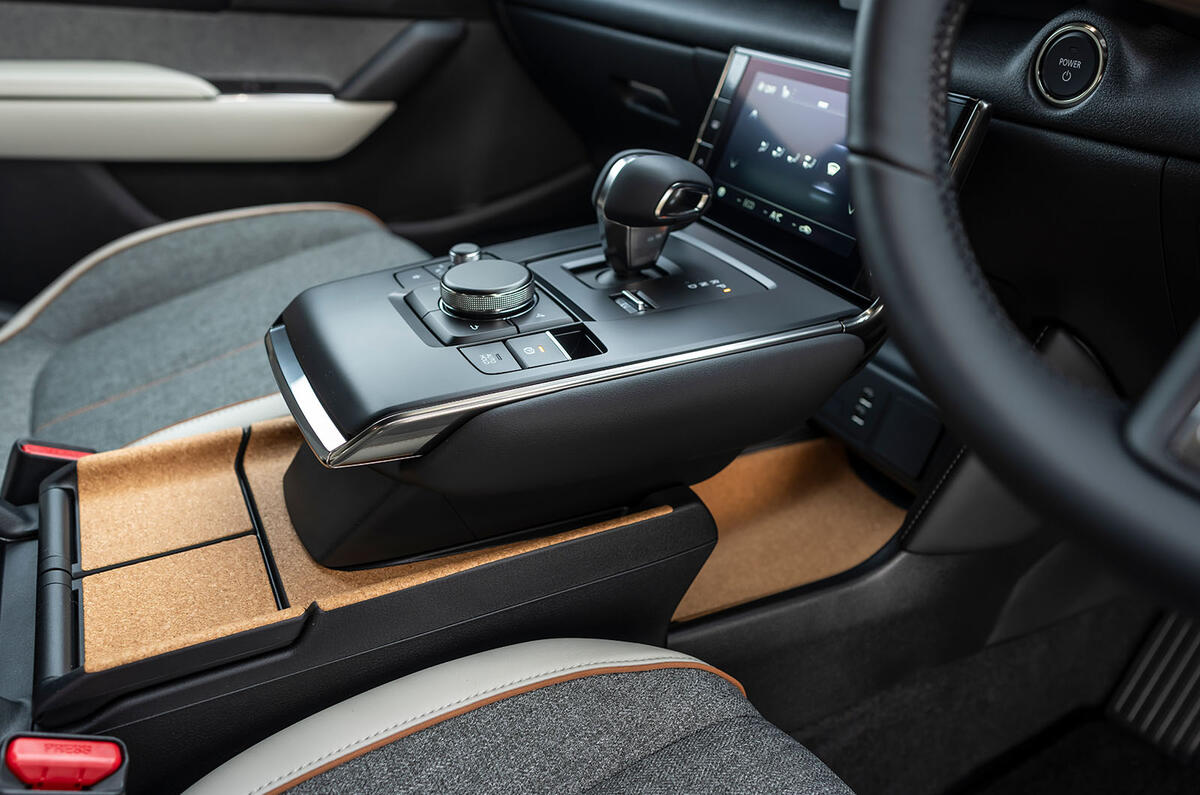 Mazda MX30 R EV review 2023 centre console