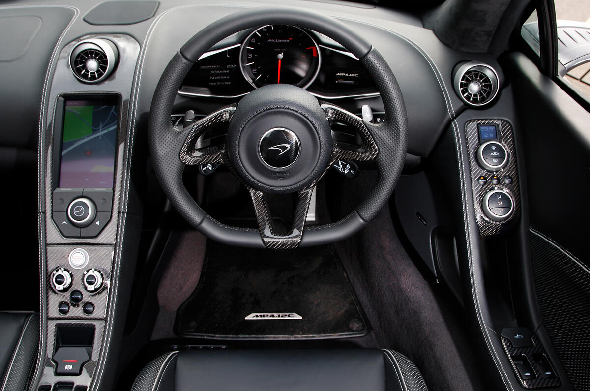 Mclaren 12c Spider 2012 2014 Interior Autocar