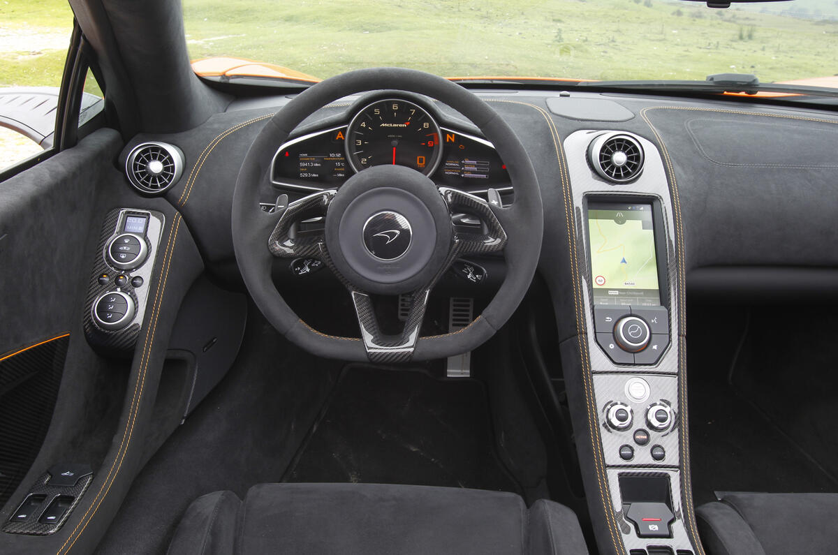 Mclaren 650s Spider Interior Autocar