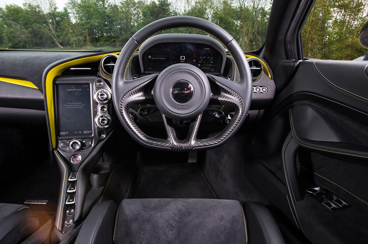 McLaren 720S dashboard