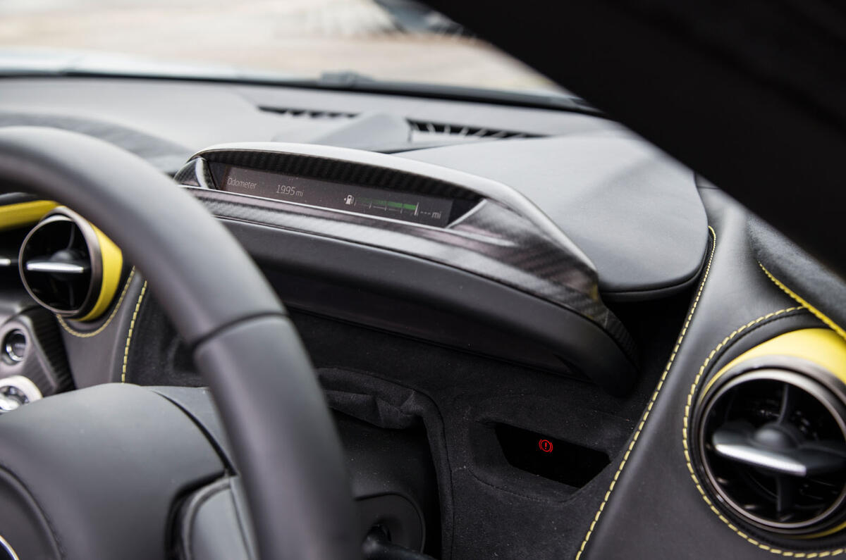 McLaren 720S rev counter