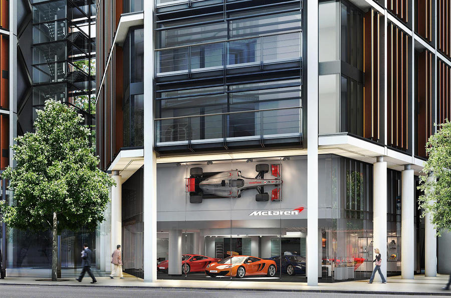 McLaren's new London showroom
