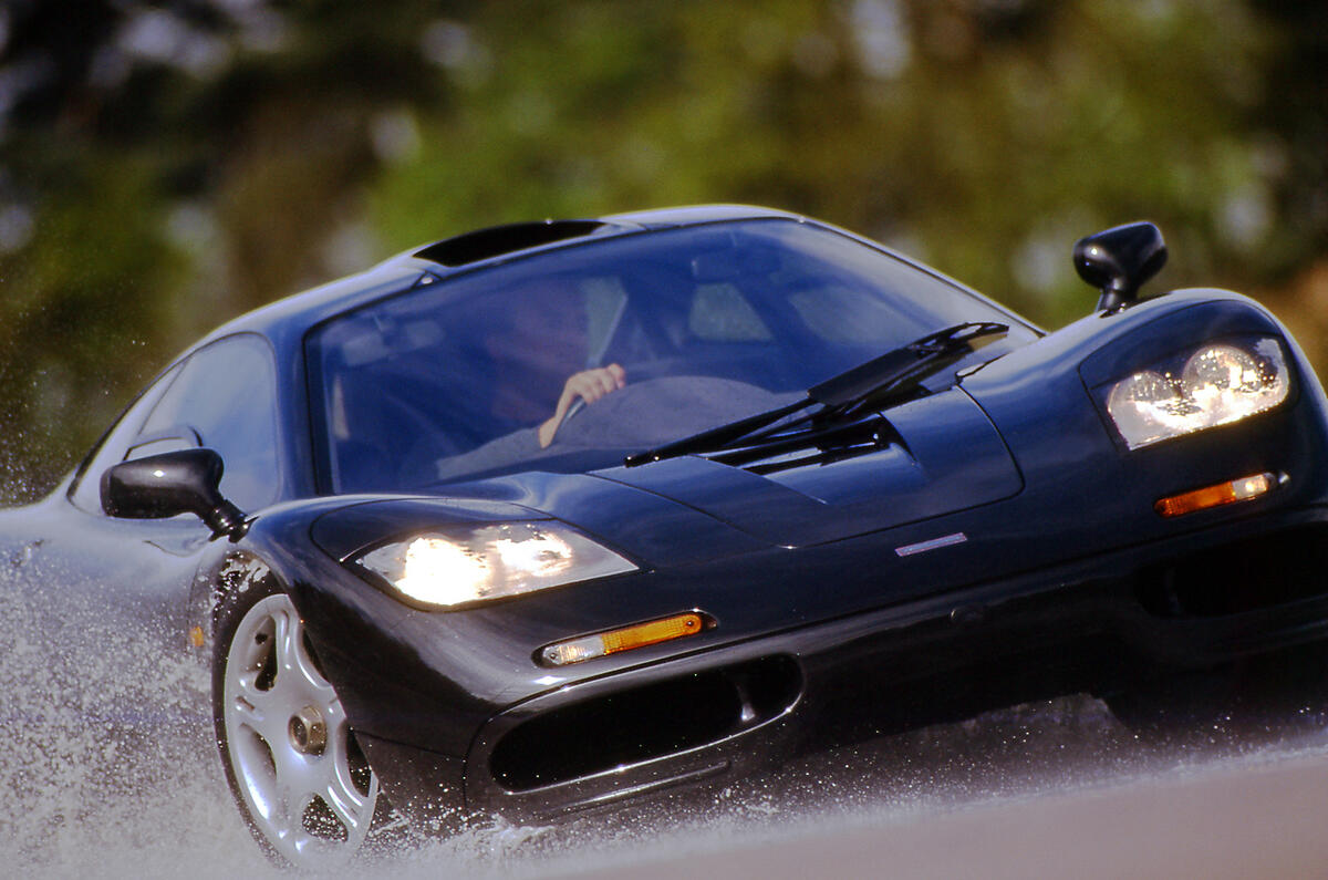 McLaren F1 cornering
