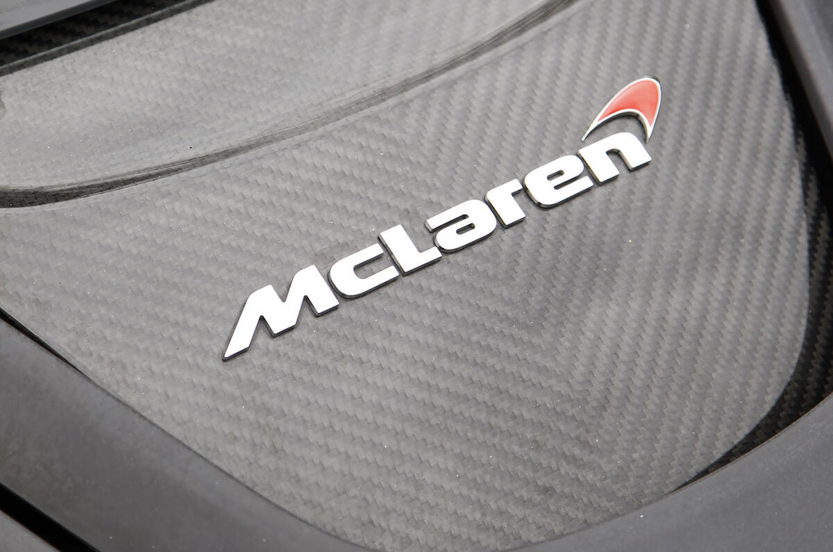McLaren badging