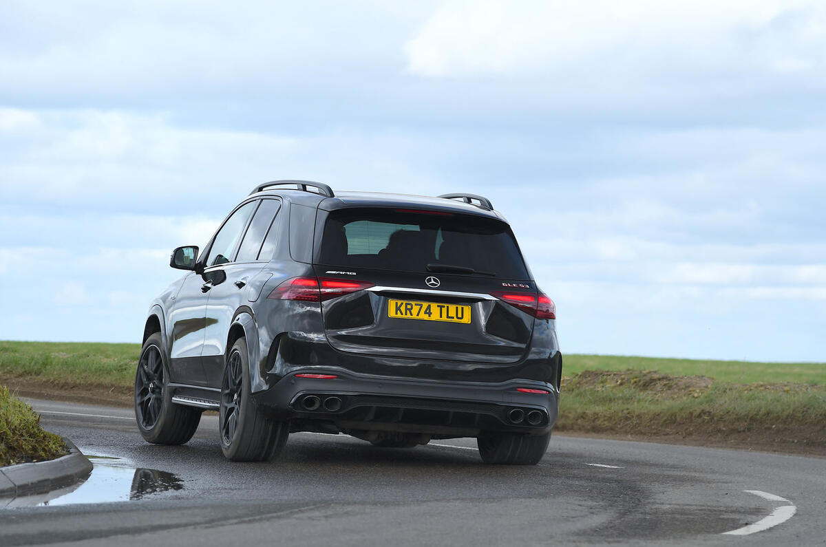 Merc GLE 53 AMG Turbo Hybrid 2025 Review angle arrière 8212