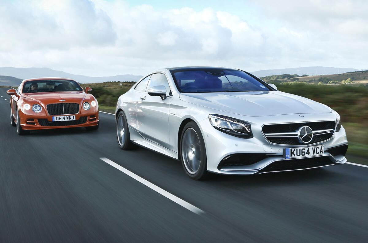 Comparison Bentley Continental Gt Speed Vs Mercedes S63 Amg Coupe Autocar