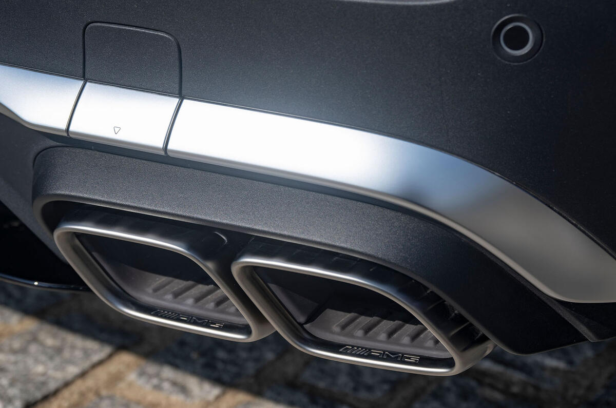 mercedes amg glc63 s review 2023 011 exhaust