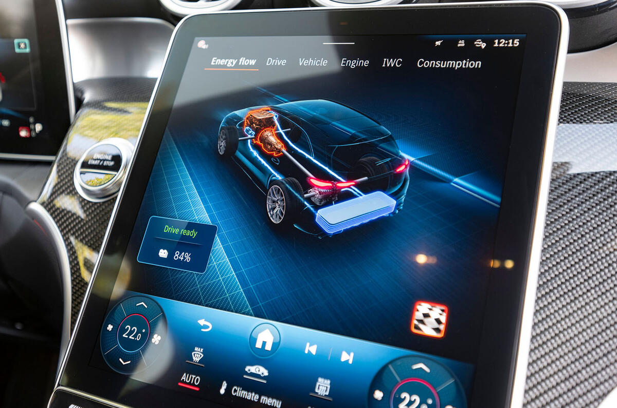 mercedes amg glc63 s review 2023 014 screen