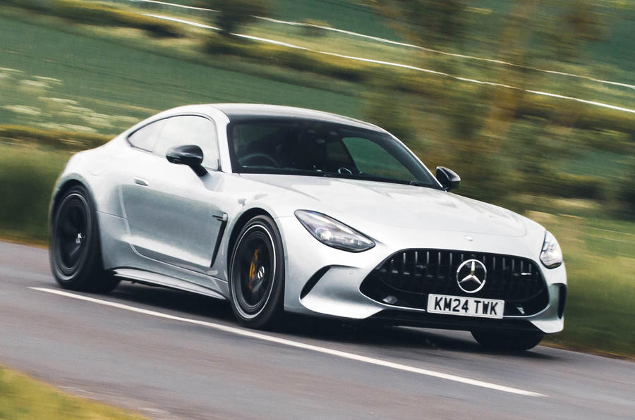 mercedes amg gt 63 coupe review 2024 01 front cornering
