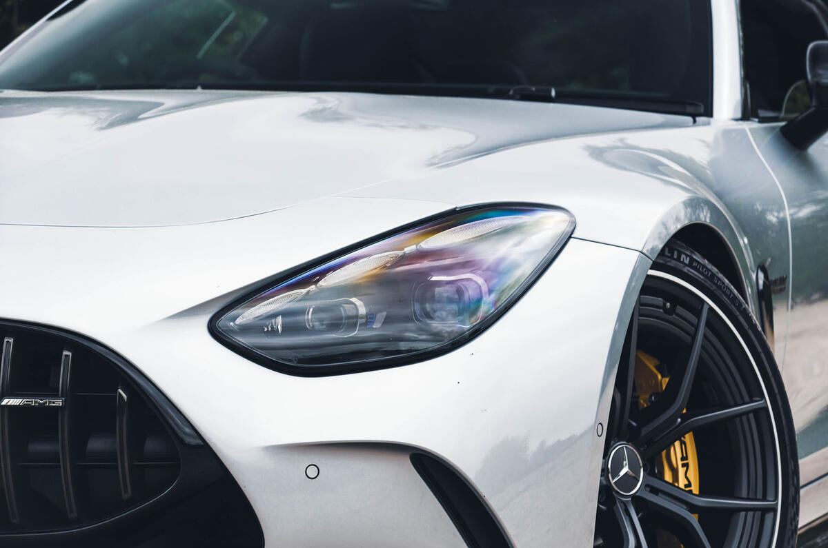 mercedes amg gt 63 coupe review 2024 06 headlight