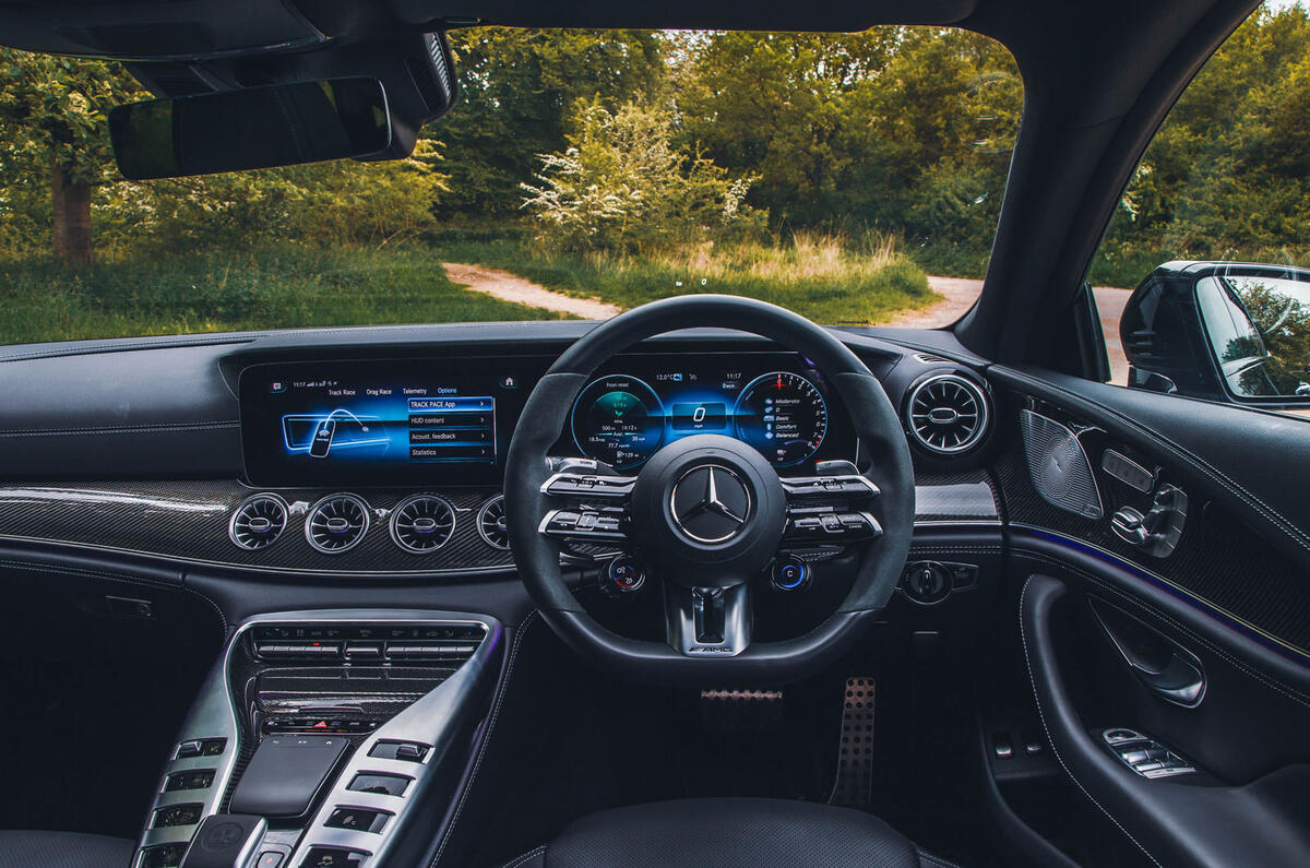 mercedes amg gt63s performance 4 door 09 dash