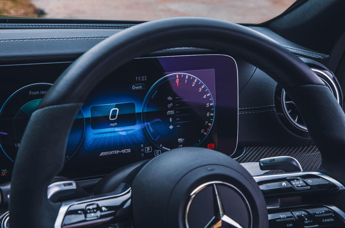 mercedes amg gt63s performance 4 door 13 dials