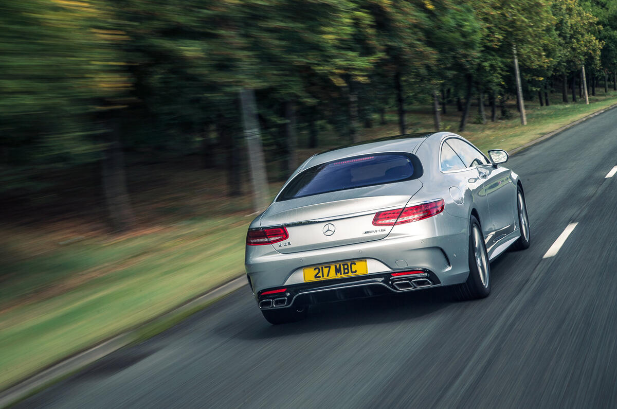 Mercedes-AMG S 63 Coupé rear cornering