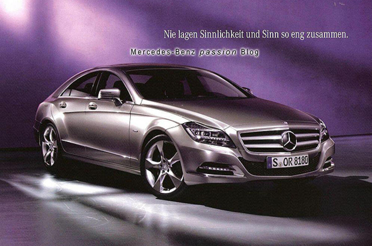 New Mercedes CLS leaks out