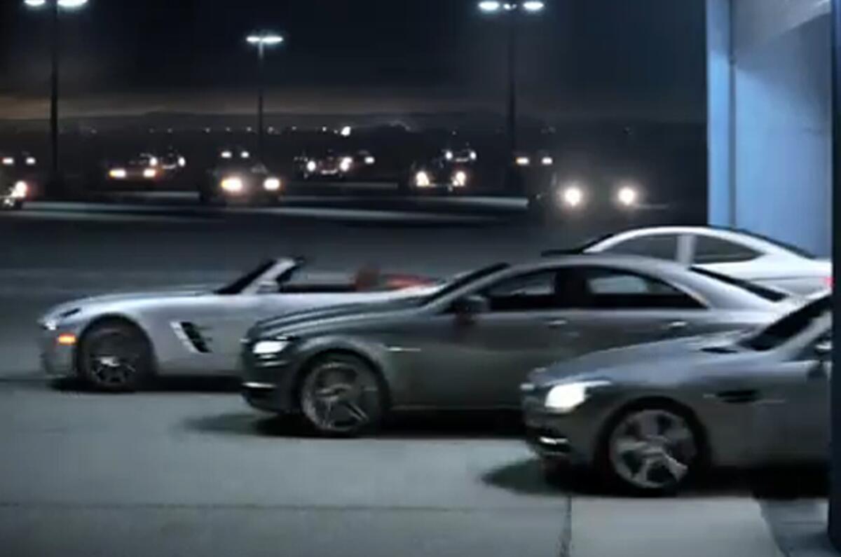 Merc shows SLS roadster, C-class coupé