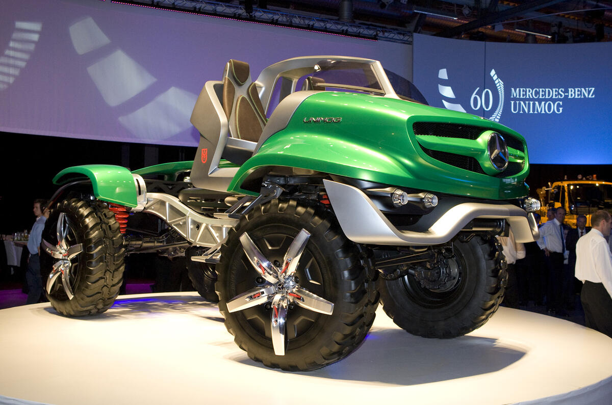 Merc's radical Unimog concept